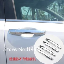 Для левой рукой диск! 8* Chrome Интимные аксессуары снаружи автомобиль-Стайлинг сбоку дверные ручки Крышка для Honda CRV CR-V