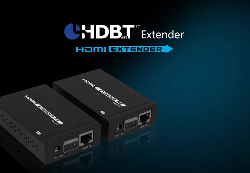 Новый 4 К x 2 К Full HD HDBaseT Extender HDMI удлинитель по одной Ethernet-Кабель CAT 6 Long Range (100 м) 3D 1080 P передатчик Получайте