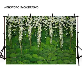 

MEHOFOTO Spring Tracery Wall Party Photography Backdrops Flower Children Photo Background Custom for Photo Studio F-2399