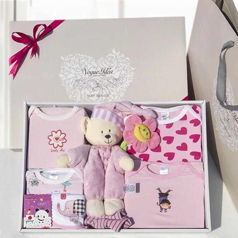 Buy Quality 100 cotton baby clothes gift box newborn
