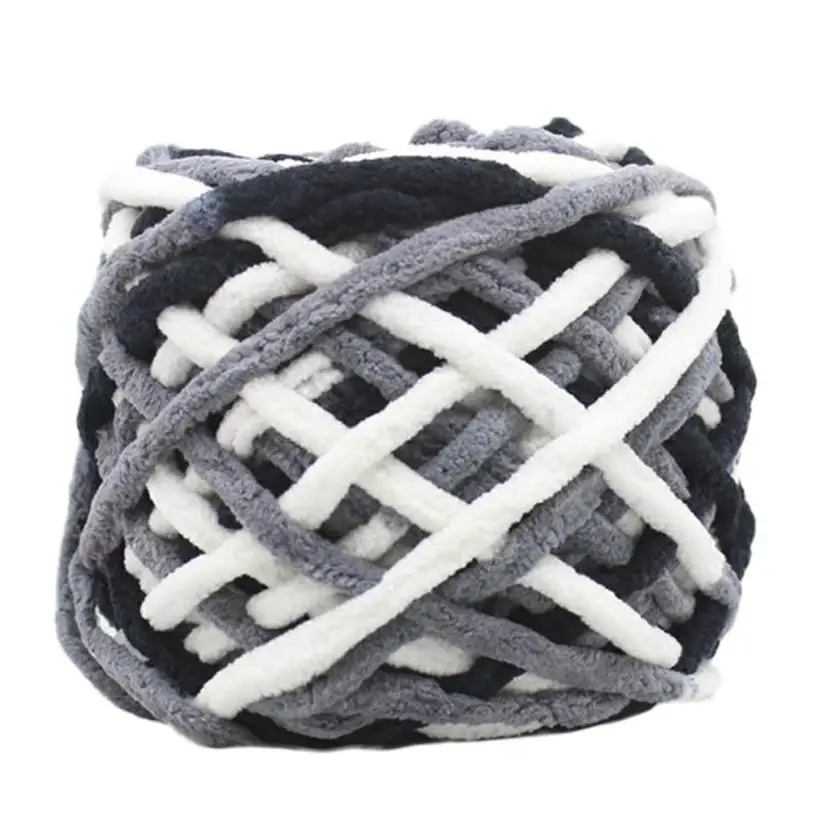 

Colorful Dye Scarf Hand-knitted Yarn For Hand knitting Soft Milk Cotton Yarn Thick Wool Yarn Giant wool blanket