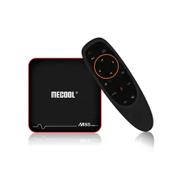 Mecool M8S Pro W голос Управление ТВ коробка Android 7,1 Amlogic S905W 2 GB 16 GB 4 K HD 4 ядра WiFi Smart ТВ коробка для IP ТВ Интернет ТВ