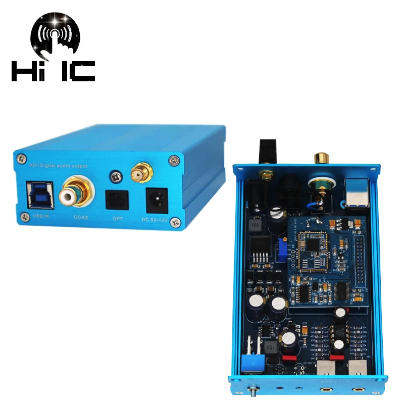 

HIFI Audio CSR8675 Bluetooth 5.0 Receiver APTX-HD ES9028Q2M Decoder DAC Optical Coaxial Output