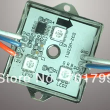 20 штук DC12V WS2811 светодиодный пиксельный модульный, 0,72 W; IP68; 3 шт. 5050 SMD RGB светодиодный