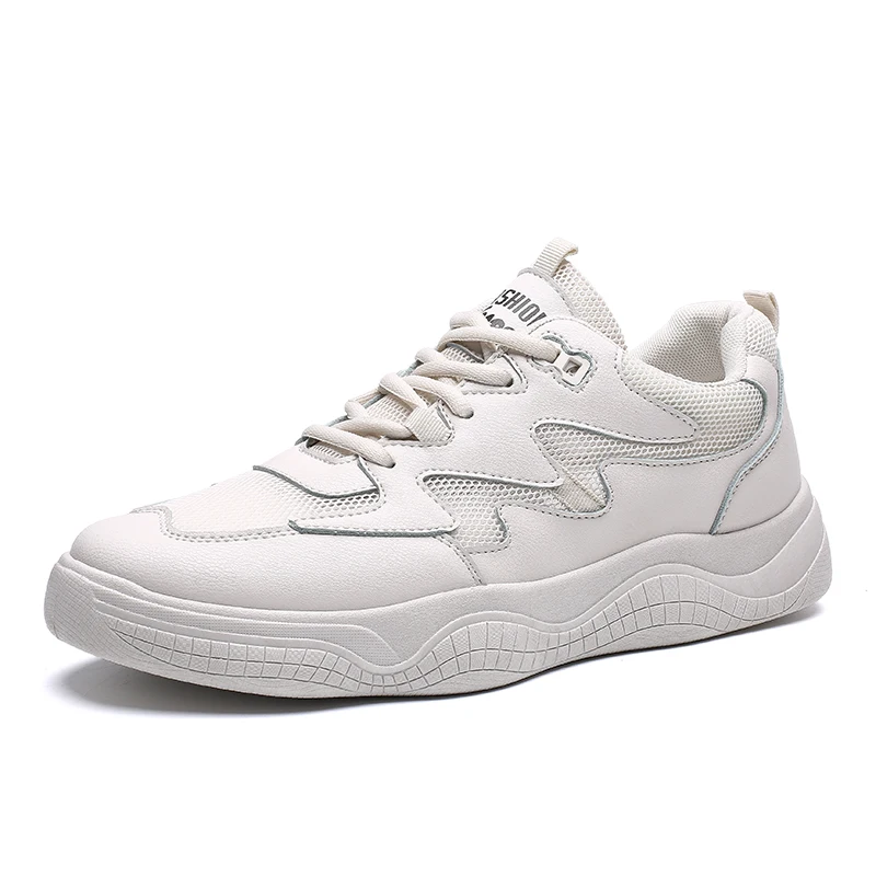 

Casual Platform Shoes Woman Chunky Sneakers Men Leisure White Sneakers Air Mesh Trainers Female chaussures femme calzado mujer
