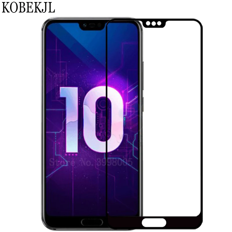 Защитное стекло для экрана Huawei Honor 10 закаленное L29 полное покрытие защитная