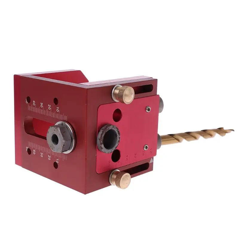 

Drill Guide Woodworking Locator Carpentry Puncher Punching Kit Joinery Kit For Dowel Packet Hole Positioning