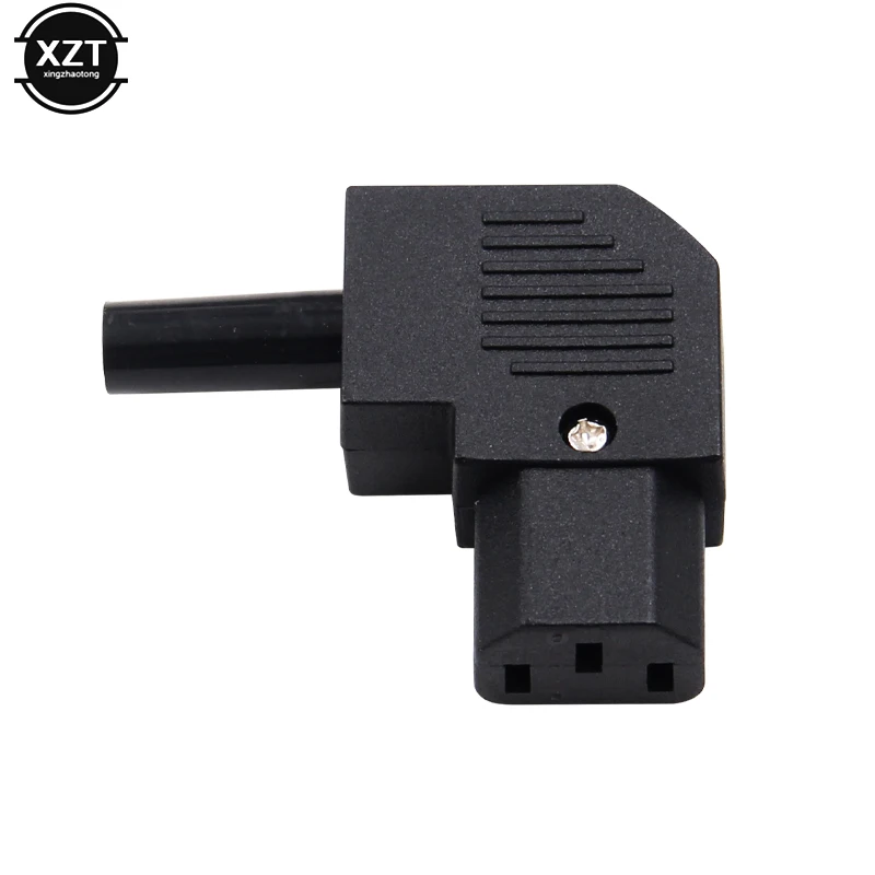 

NEWEST AC POWER Plug IEC C13 right Angle Rewirable Horizontal Connector 125V-250V 10A C13 90 Degree Plug HOT SALT