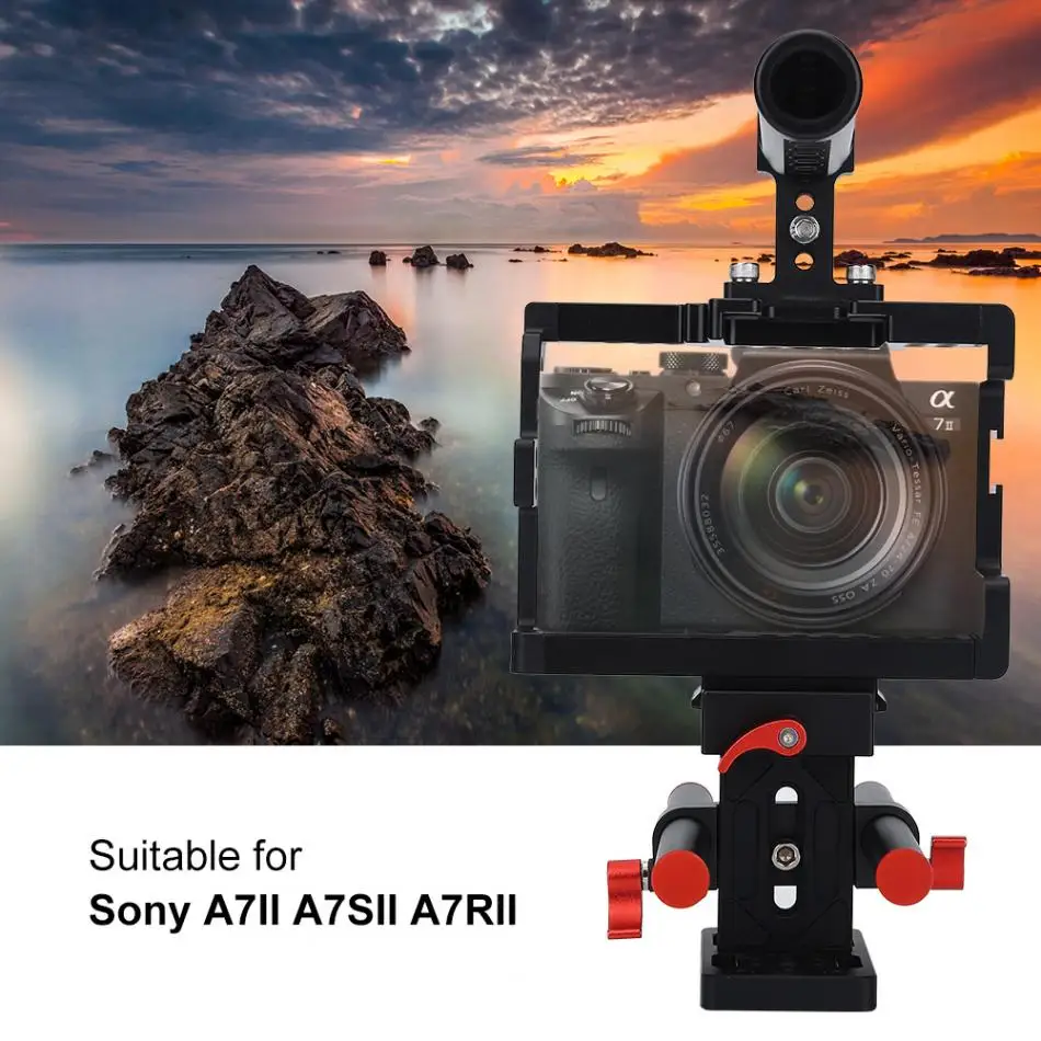 Клетка для камеры комплект для Sony A7II A7RII A7SII следящие стержни с ручкой