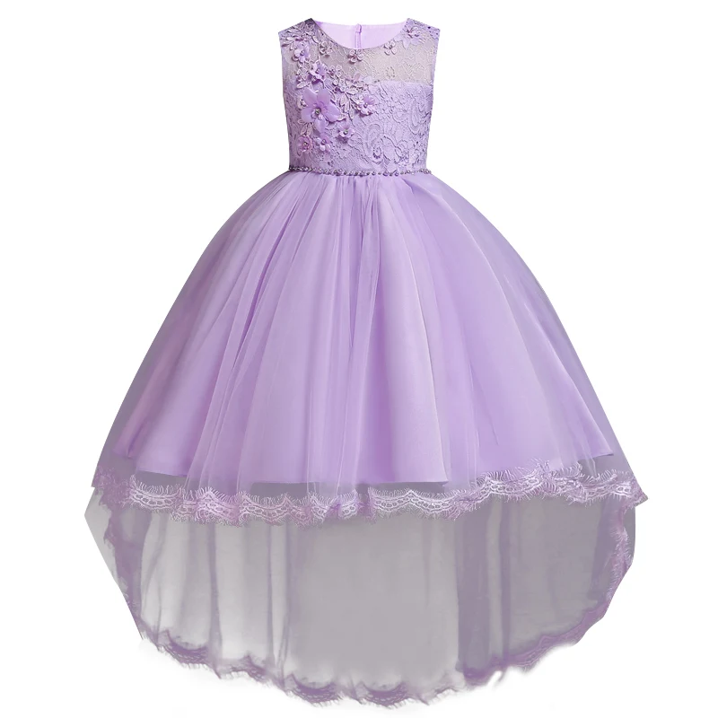 Новинка года; рождественские детские платья для девочек; свадебное платье; элегантные вечерние платья из шифона с вышивкой для маленьких девочек; одежда для детей