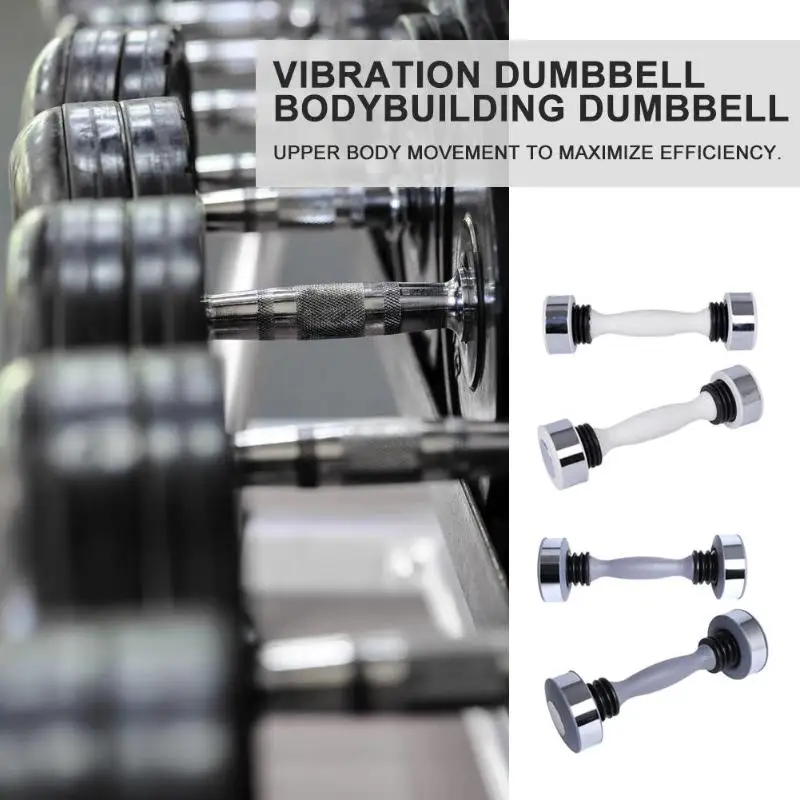 1pc weight lifting dumbbell exercise fitness exercise muscles for men and women vibration dumbbell fitness dumbbell