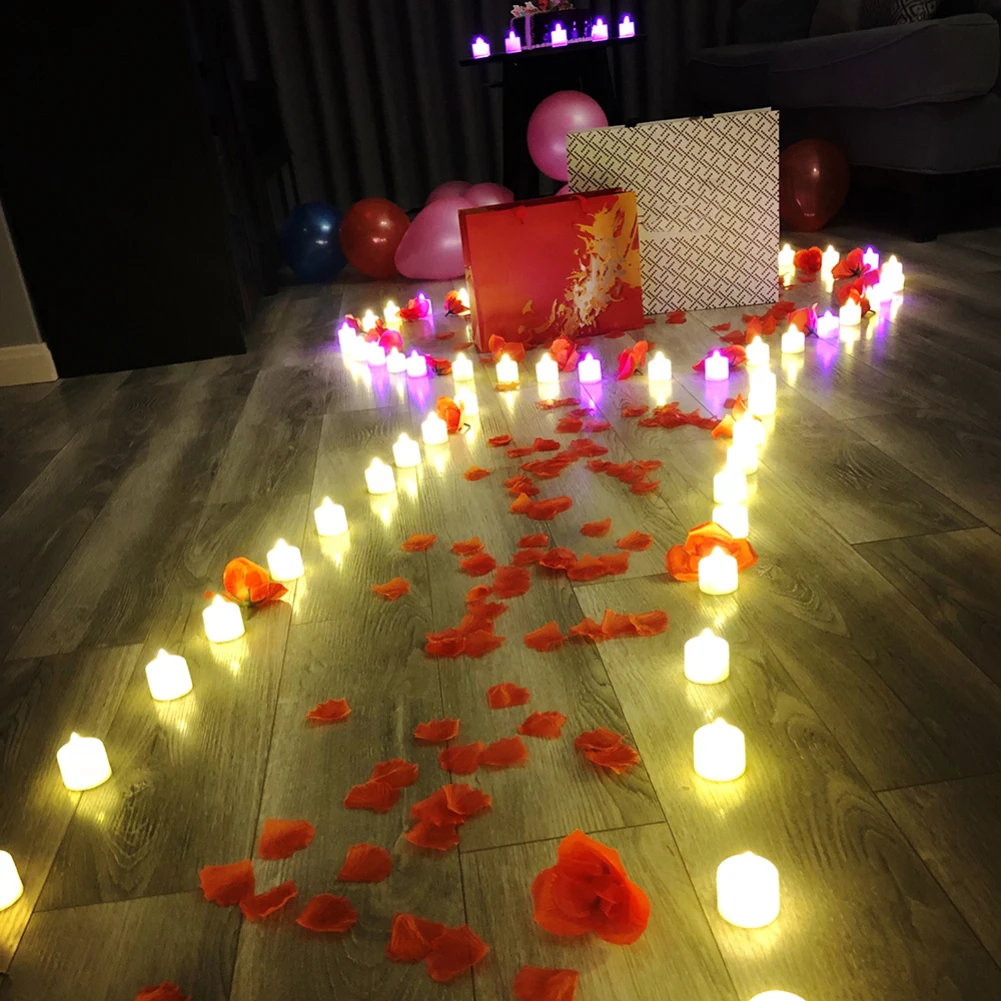 Мини красочные романтические горячие продажи 3 шт. электронные светодиодные свечи свет день рождения безопасность украшения дома для вечерние свадебные свечи