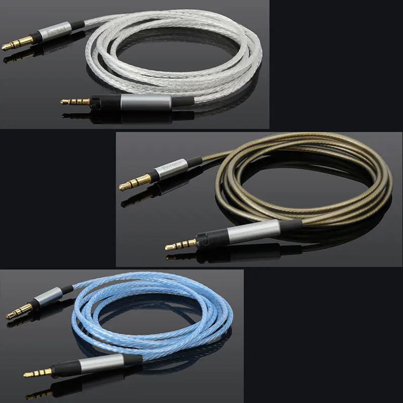 Upgrade Silver Plated Audio Cable For Sennheiser HD598 Cs SE SR HD599 HD 569 579 HD595 HD598 HD558 HD518 headphones