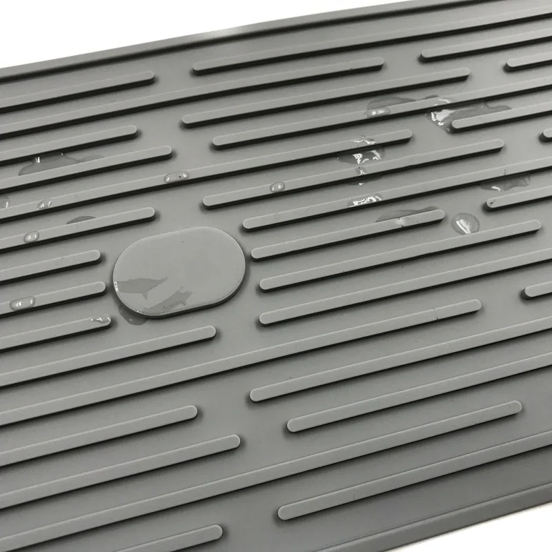 

Newly Silicone Drain Pad Multifunction Drying Mat Foldable Heat Resistant For Tableware Kitchen MK