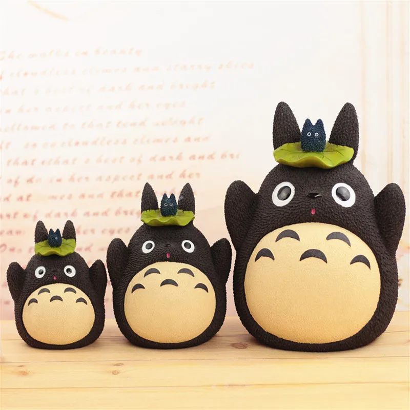 

Large Size Piggy Bank Resin Creative Money Box Figurines Japanese Style Coin Box Money Bank for Kids Resin Money Safe Cartoon