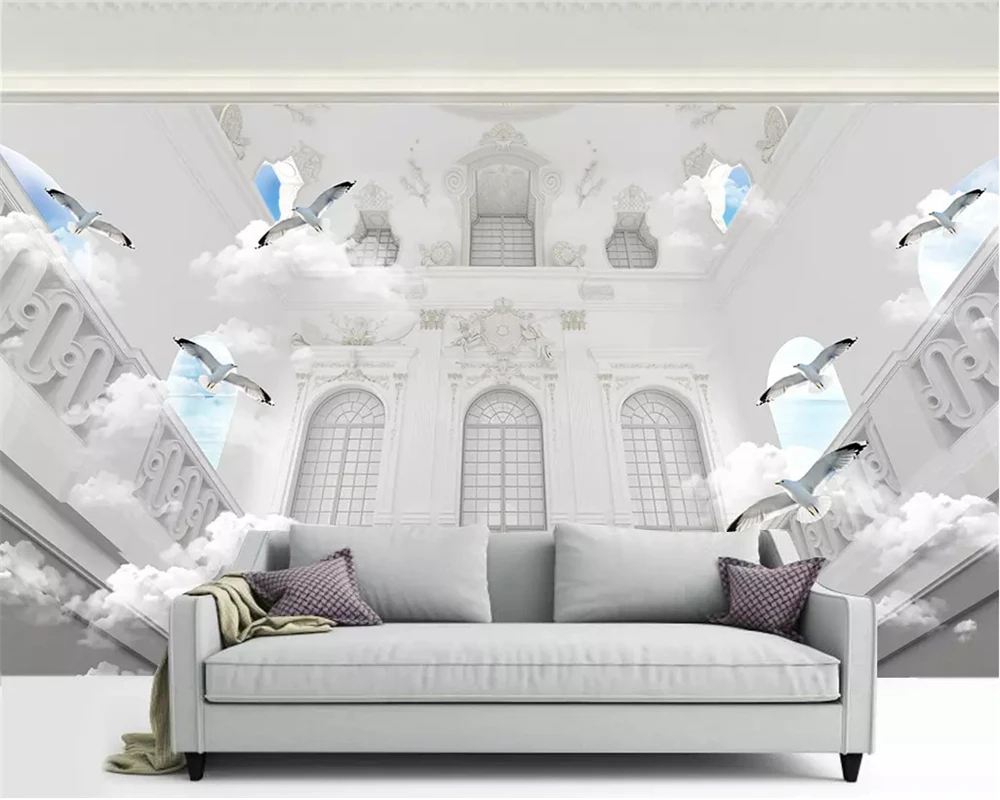 Beibehang Customized Modern White Elegant European Blue Sky White Clouds Birds Stereo Relief Background Wallpaper Papier Peint Tv Background Wallpaper Tv Backgroundbackground Wallpaper Aliexpress Beibehang Customized Modern White Elegant European Blue Sky White Clouds Birds Stereo Relief Background Wallpaper Papier Peint Tv Background Wallpaper Tv Backgroundbackground Wallpaper Aliexpress