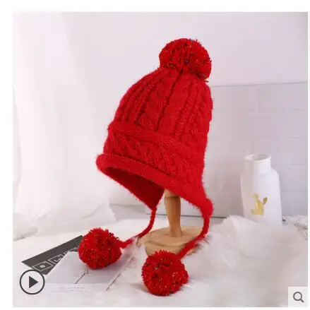 Invierno nueva llegada sombrero de lana de Corea del Sur de protectores auditivos de chica dulce sombrero Casual - 6