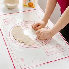 Антипригарный силиконовый коврик для выпечки лист выпечки Кондитерские инструменты для теста и помадки доска для теста коврик для выпечки со шкалой кухонная утварь
