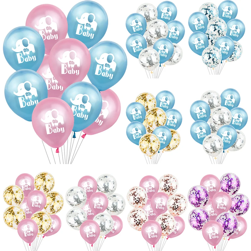

10pcs 12" Lovely Cartoon Latex Balloon Little Elephant Animal Balloon Inflatable Globo for Kids Birthday Party Baby Shower Decor