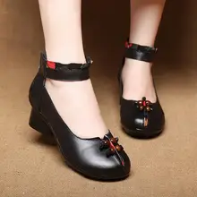 RUSHIMAN/обувь г. женские туфли из натуральной кожи на плоской подошве, с круглым носком, на платформе, с закрытым носком Размеры 35-41