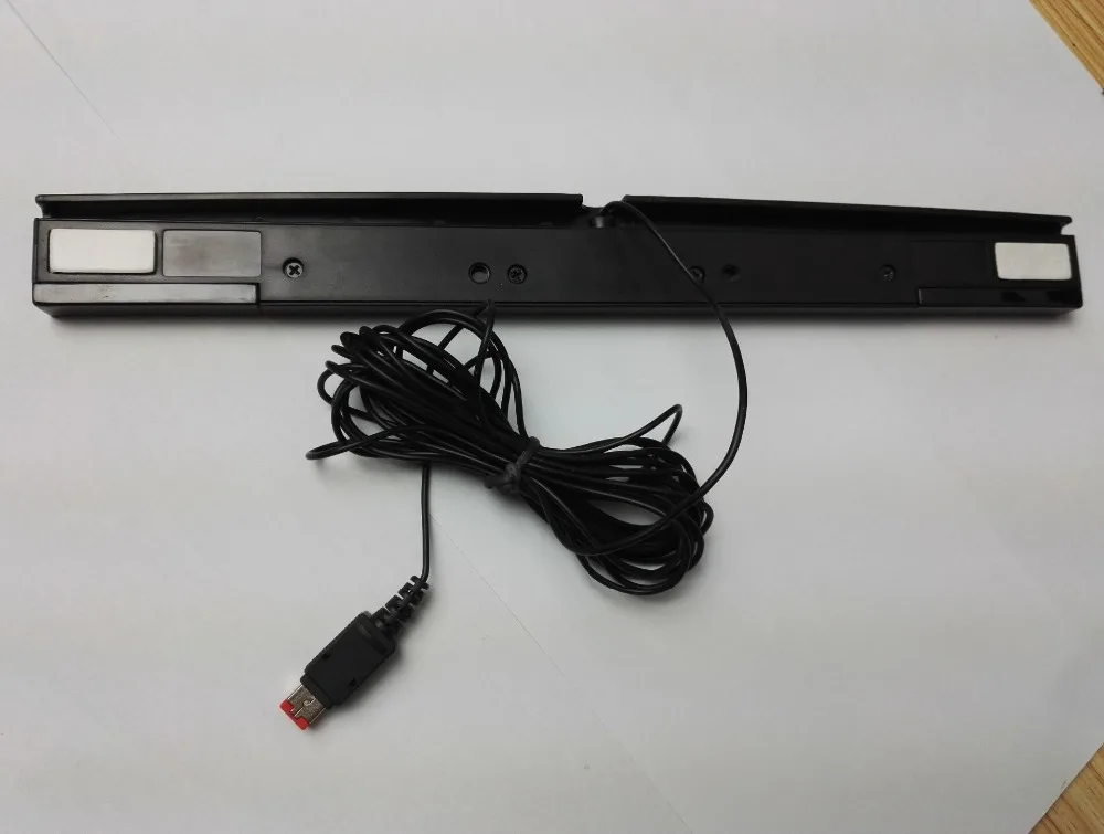 New Wired Infrared Ray Inductor Sensor Bar Stand for Nintendo Wii Game Console (sliver) | Электроника