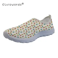 ELVISWORDS Для женщин спортивная обувь с принтом «Птица» повседневная обувь для женская обувь Обувь с дышащей сеткой кеды Лоферы Zapatillas Mujer