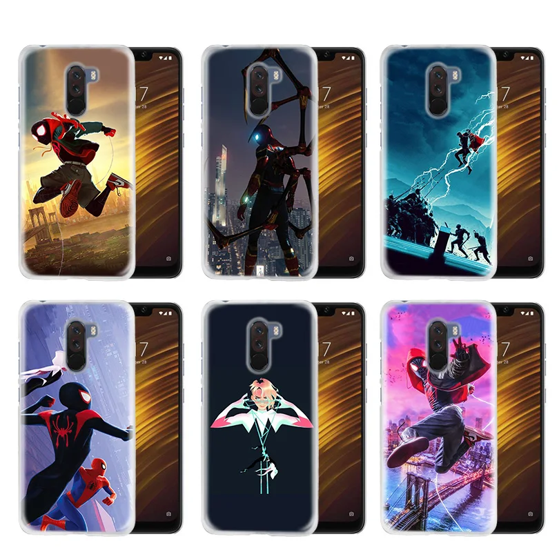 

Fundas Case Cover Clear Hard Plastic for Xiaomi Redmi Note 7 5 5A 6 6A Plus S2 Mi 8 SE A1 A2 lite Super Hero Spiderman