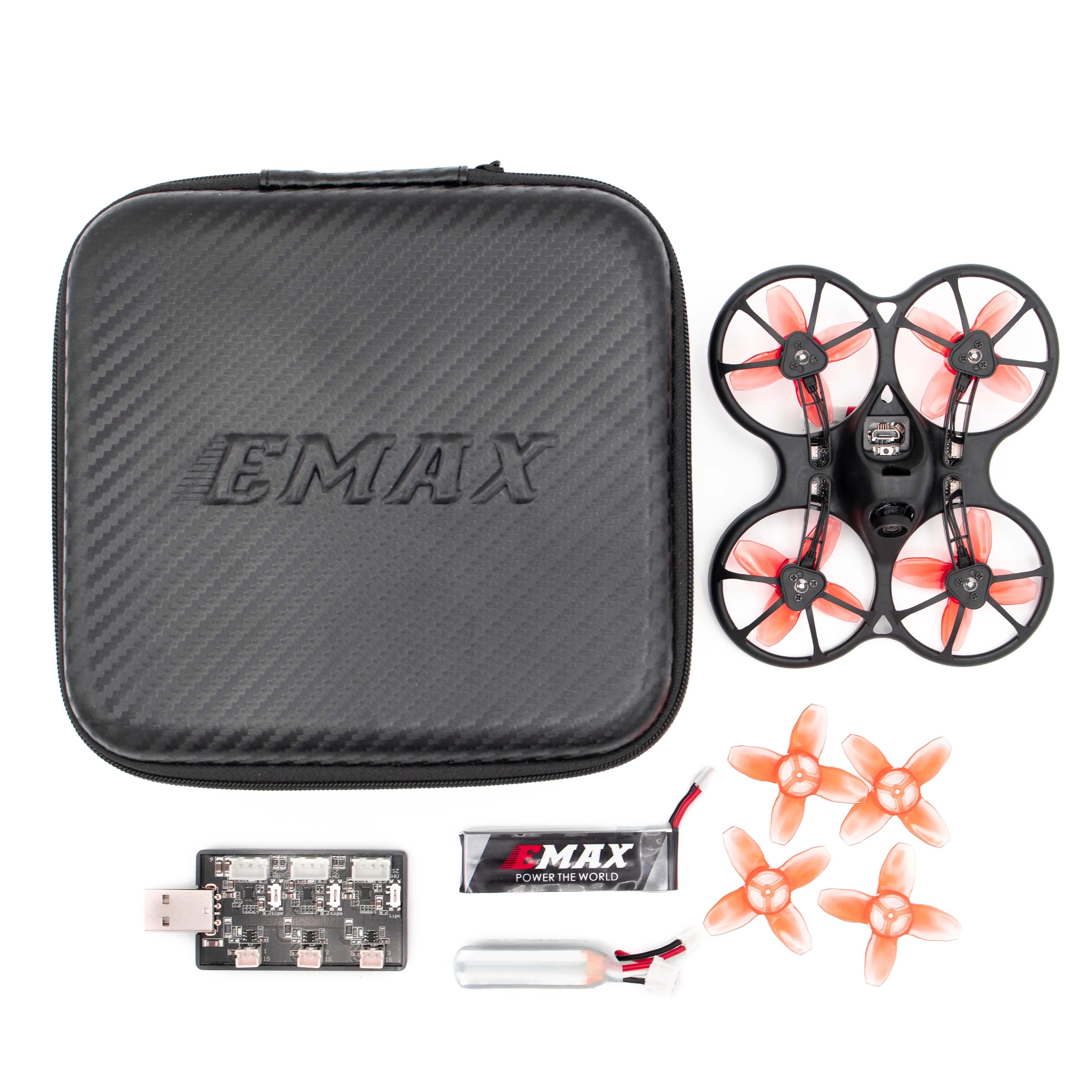 

Emax Tinyhawk S Indoor FPV Racing Drone BNF F4 4in1 5A 15500KV 37CH 25mW 600TVL VTX 1S-2S - BNF/PNP
