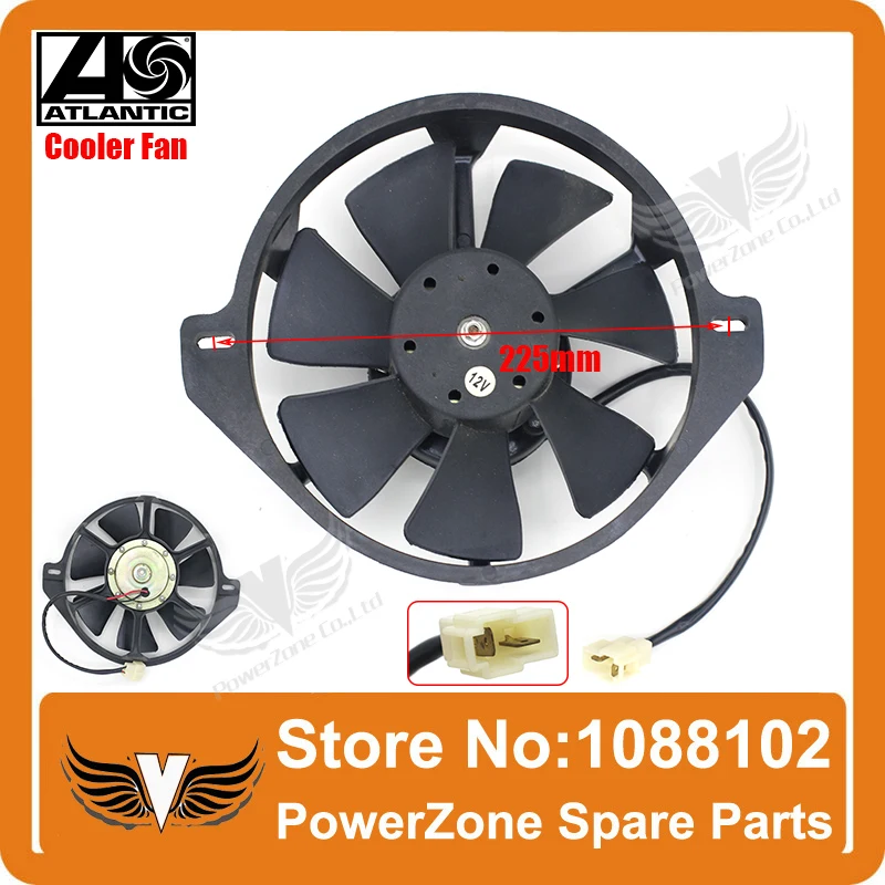 

Dirt Pit Bike Motorcycle ATV Quad ZONGSHEN LIFAN 225mm Oil Cooler Water Cooler Radiator Electric Cooling Fan Free Shipping
