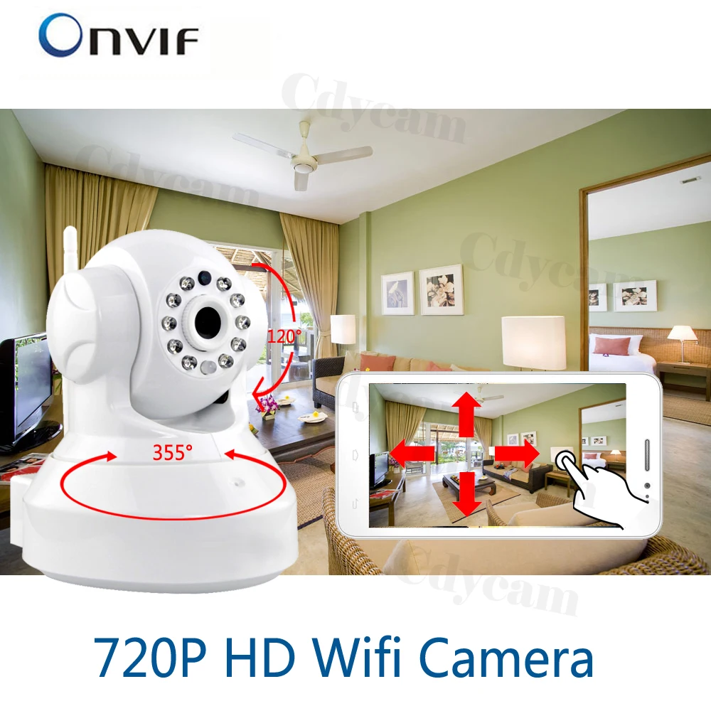  C7837WIP Wifi Network CCTV 720P Wireless IP Camera Wifi Night Vision Camera IP Network Camera CCTV WIFI P2P Onvif IP Camera 