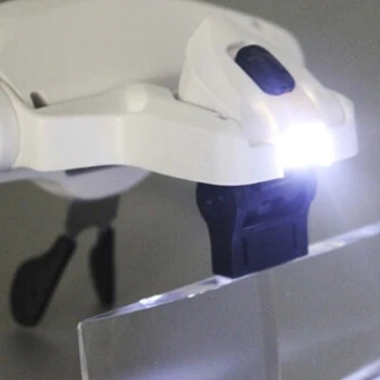 

Loupe Headband Magnifying Glass Magnifier With LED lamp Eyelash Extension Beauty