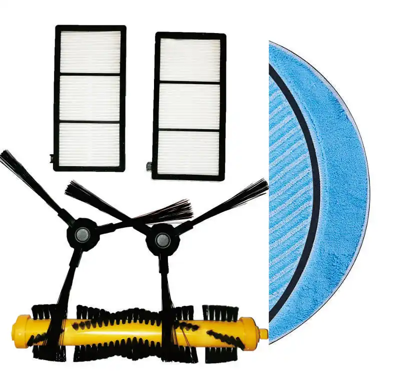 

Parts kit for Robot Cleaner VENLIGO A6 PRO,G5 PRO (MOP*2, side brush*2, filter*2, rolling brush*1)