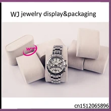 Топ бархат дисплей ювелирных изделий стойка часы коробка-Витрина Держатель Браслет Подушка ножной браслет Органайзер показ Стенд чехол