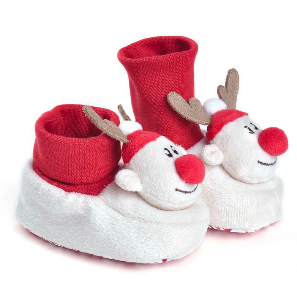 

Newborn Baby Boy Girl Shoes Fashion Lovely Christmas Crib Shoes Comfortable Soft Sole Anti-slip Sneakers Casual bebek ayakkabi