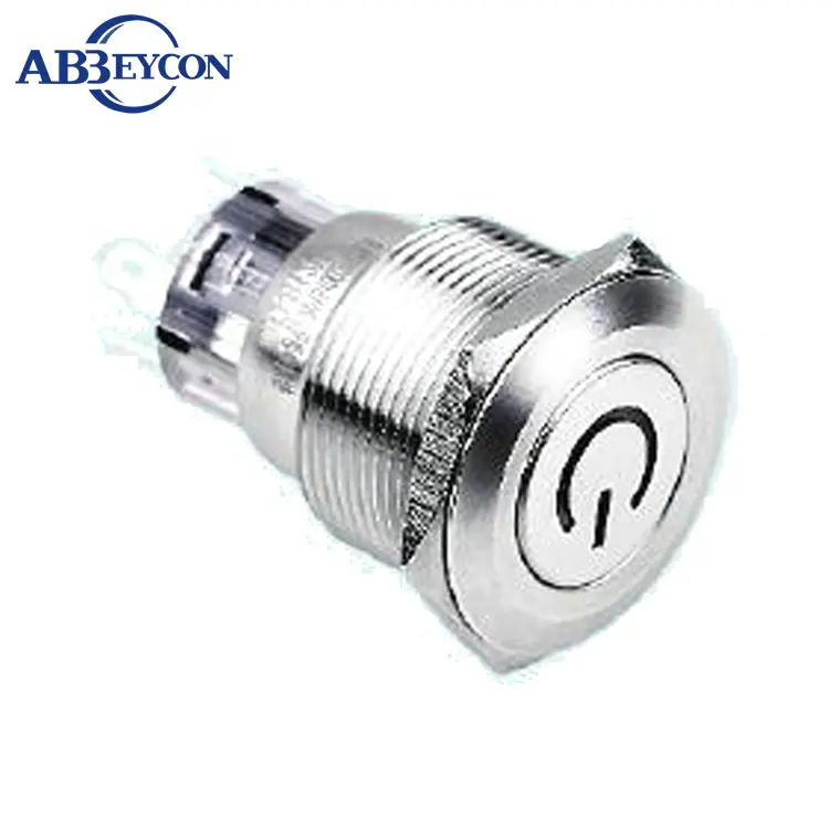 

Трехцветный переключатель с логотипом, 22 мм, RGB, с подсветкой, общий положительный/отрицательный Мгновенный кнопочный переключатель, антивандальный Контактный Терминал