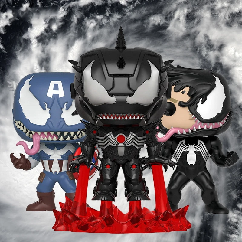 FUNKO POP Новые Мстители: Endgame Carnage Venomized Халк Железный человек Капитан Американский фигурка игрушки для детей Рождественский подарок