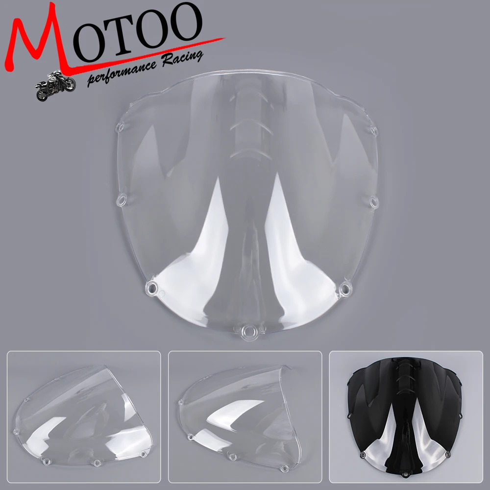 

Motoo -Windshield WindScreen Double Bubble for HONDA CBR954RR 2002 2003