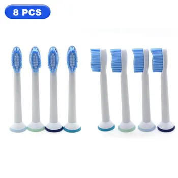 

8 pcs Generic Replacement Heads for PHILIPS Sonicare Sensitive Toothbrush HX6054 HX673 HX3631 HX36 2 HX313 HX31 HX312 etc