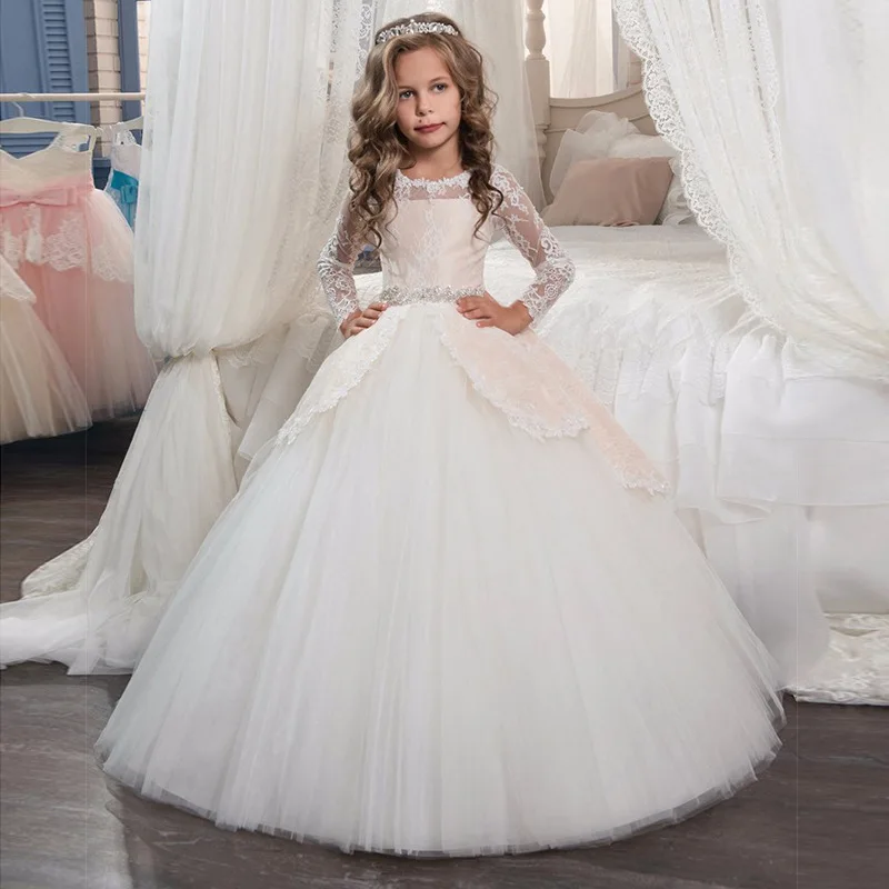 floor length first communion dresses