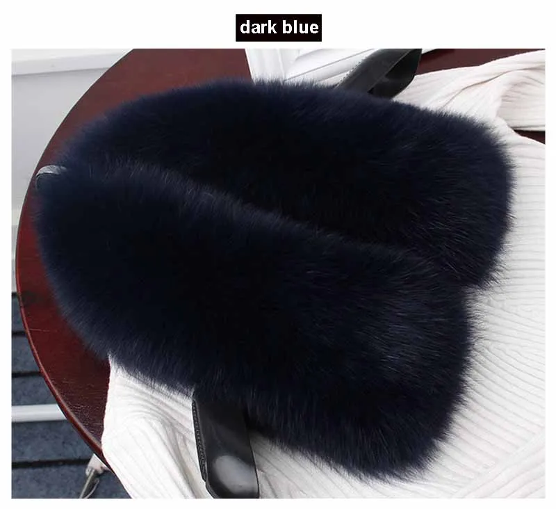 Cheap real fox fur collar