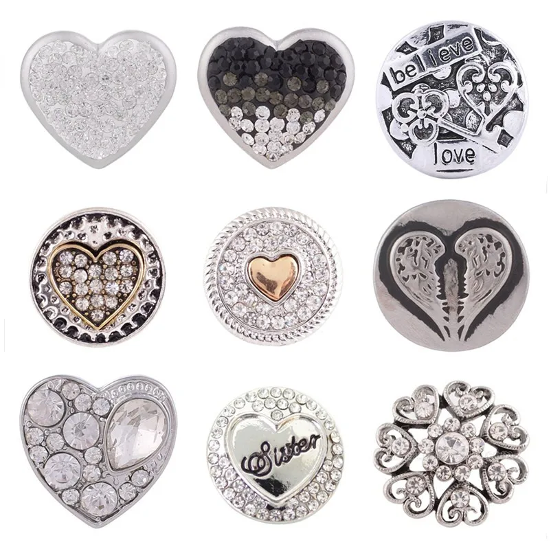 High Quality butterfly shape 18mm Metal Snap Button Charm enamel cate button Snap Button Jewelry