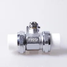 Поставка полипропиленовый шаровой клапан/куб полипропиленовый шаровой клапан/все медные куб PP-R шаровой клапан может быть фирменным(синяя красная ручка опционально