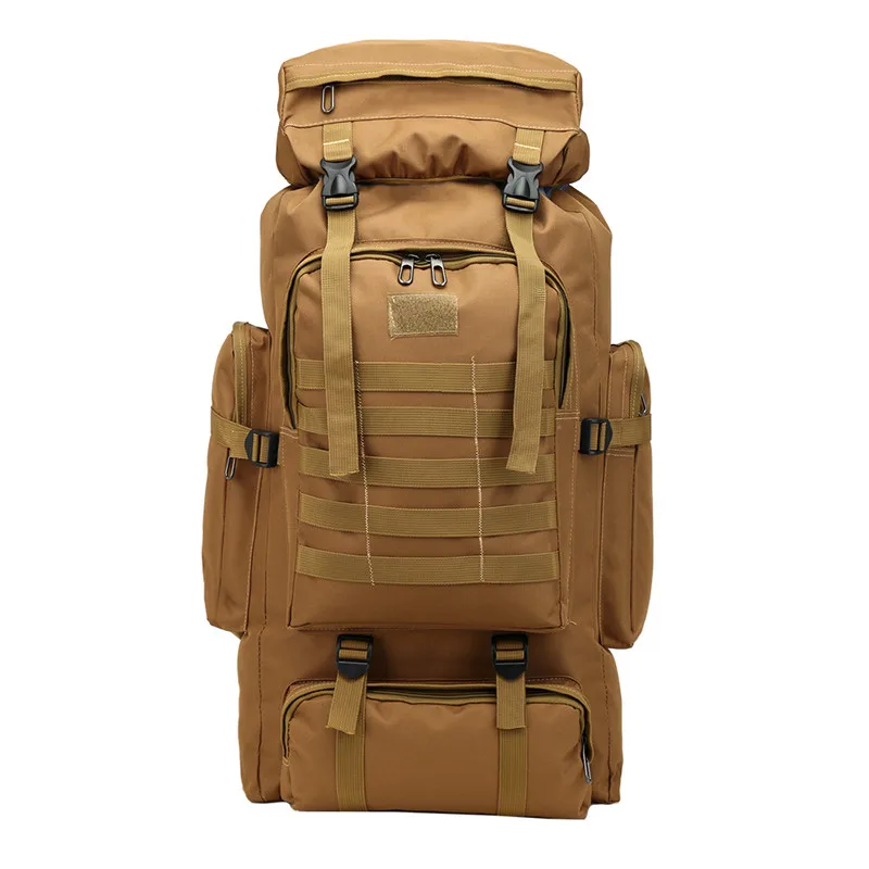 Outdoor Tactical Bag Backpack Mountaineering Bags Sports Backapcks Hiking Camping Sport Bag Double Shoulder Package Rucksack 80L Outdoor Tactical Bag Backpack Mountaineering Bags Sports Backapcks Hiking Camping Sport Bag Double Shoulder Package Rucksack 80L