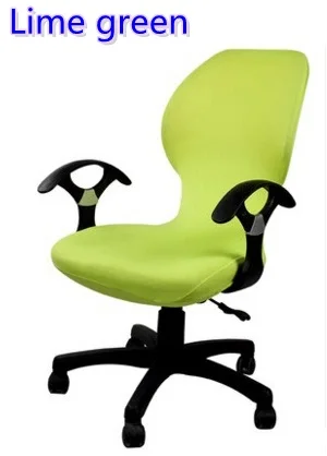 Lime Green Colour Lycra Computer Chair Cover Fit For Office