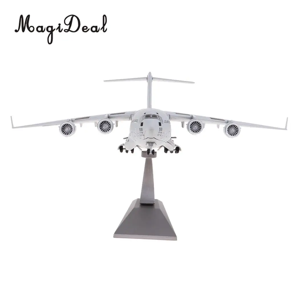 1:200 C-17 Transport Plane American Diecast Military Aeroplane Collection Art Crafts with Display Stand
