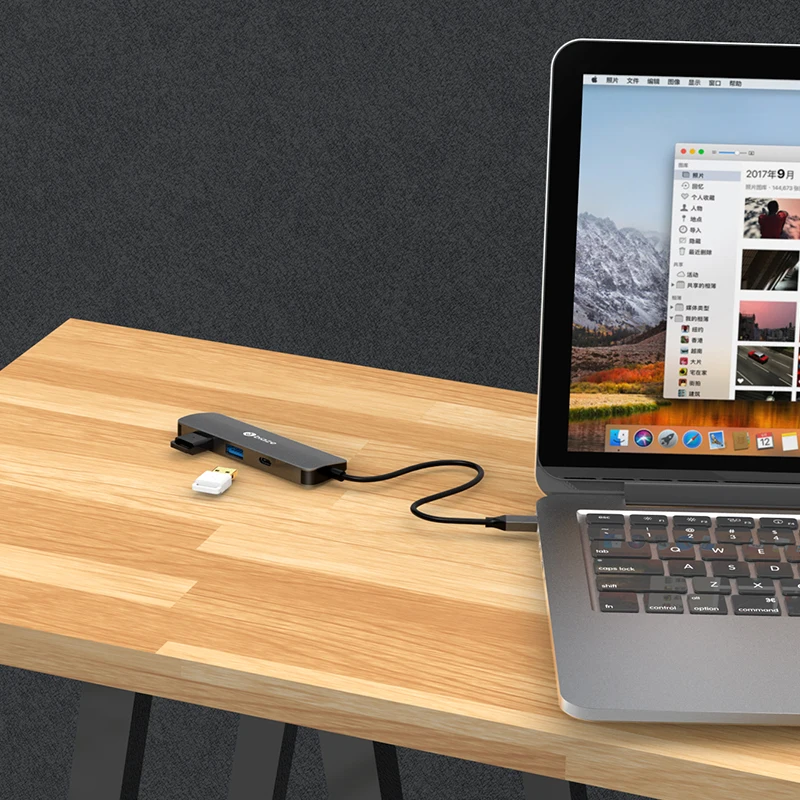 Biaze usb хаб USB C к HDMI Thunderbolt 3 адаптер для MacBook Pro 2016 2017 2018 Xiaomi ноутбук порт type PD 0
