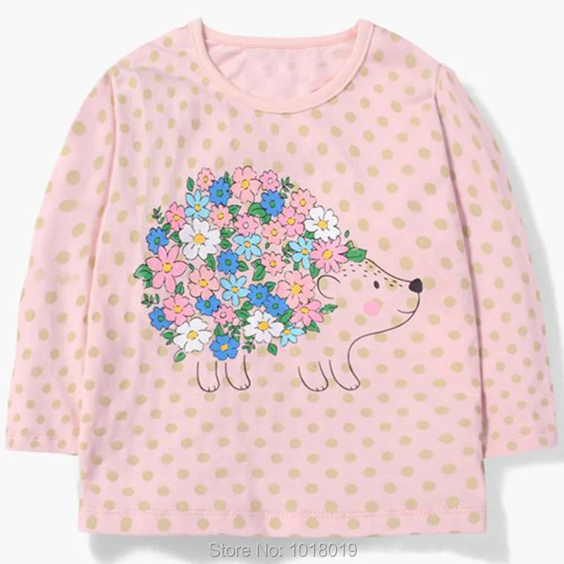 

100% Combed Cotton T-Shirt Brand New 2019 Long Sleeve Children Clothing Baby Girls Underwear Bebe Kids t Shirt Baby Girl Clothes