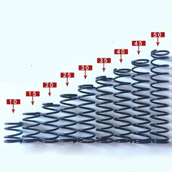 

Helical Compression Spring Select Wire Dia 1.6mm OD 22mm Length 15-50mm Steel 10Pcs