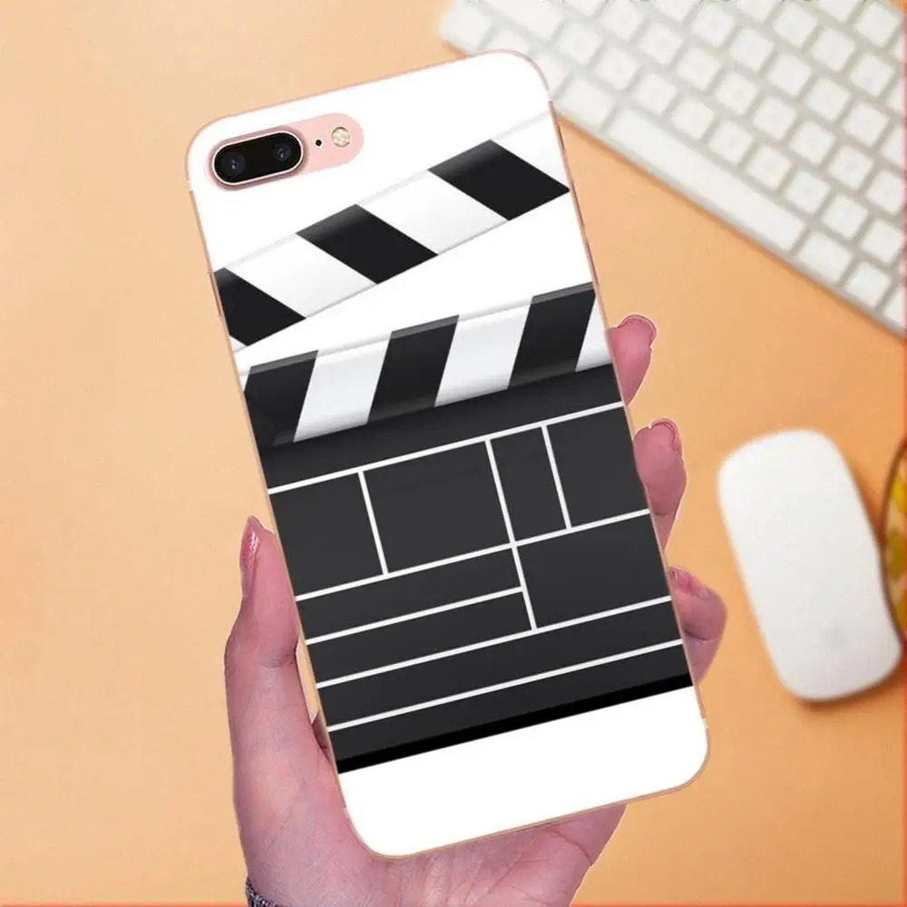 Фильм Clapperboard Clapper доска для Samsung Galaxy Note 5 8 9 S3 S4 S5 S6 S7 S8 S9 S10 mini Edge Plus Lite|Чехлы-накладки|
