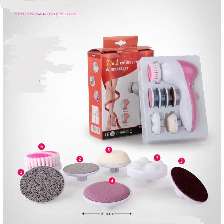 electric foot Massager cleaning Brush care tool dead skin removal feet callus remover pedicure foot files